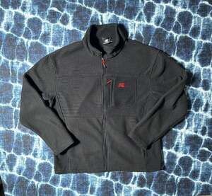 New Balance Waffle Knit Full Zip Fleece Jacket with Chest Pocket
